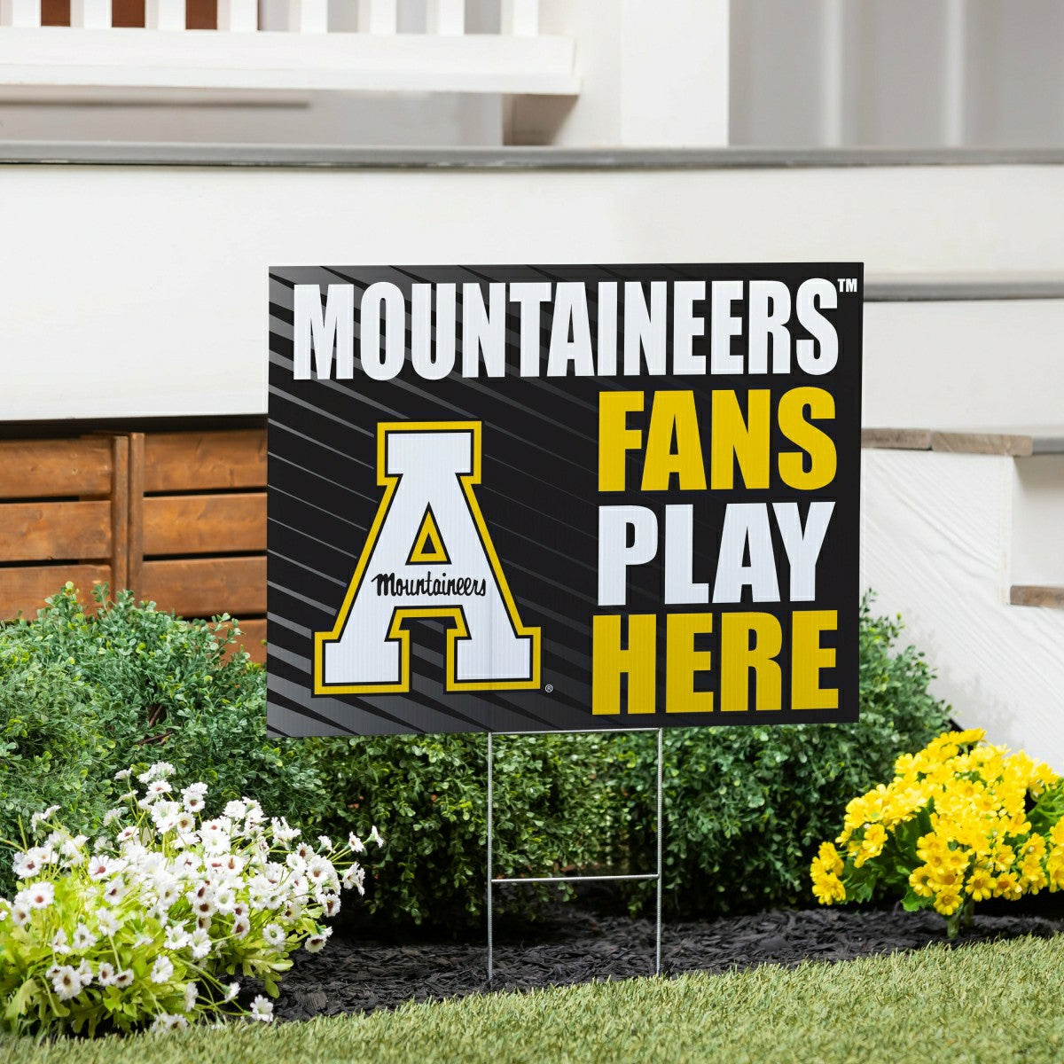 Appalachian State University Coroplast Yard Sign "Fans Play Here"