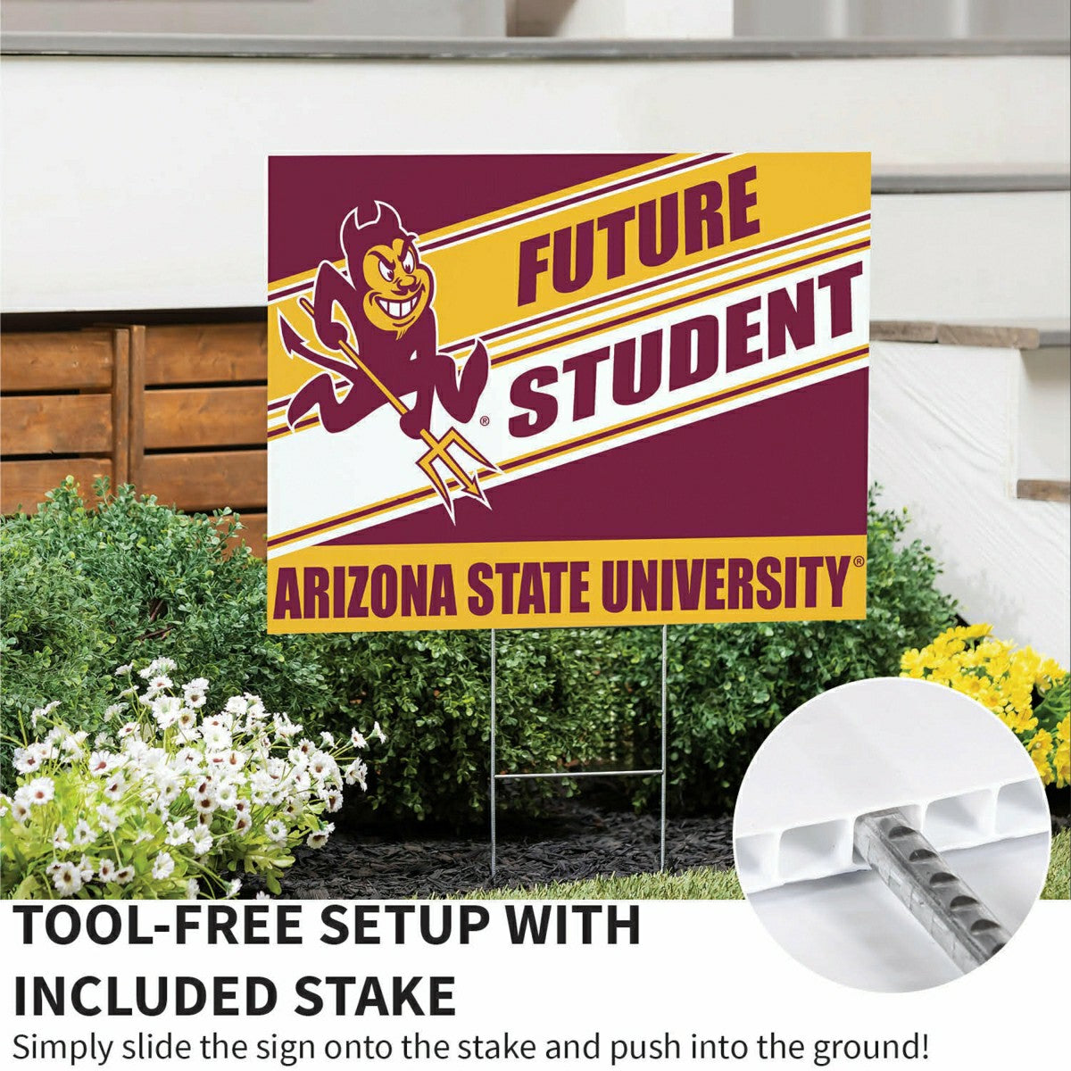 Arizona State University Coroplast Yard Sign, Future Student