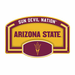 Arizona State University USA Embossed Steel Wall Sign, 11" x 17"