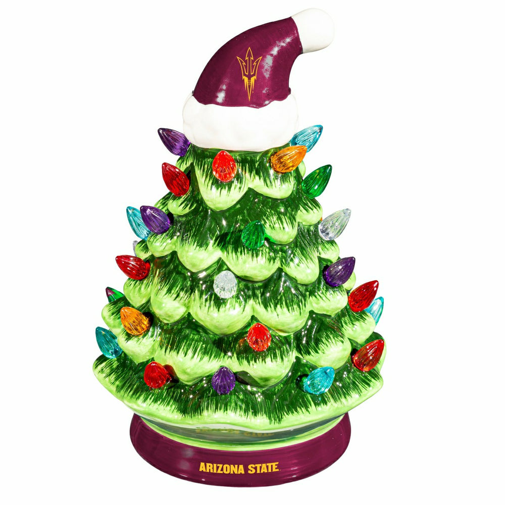 Arizona State University 8" LED Ceramic Christmas Tree