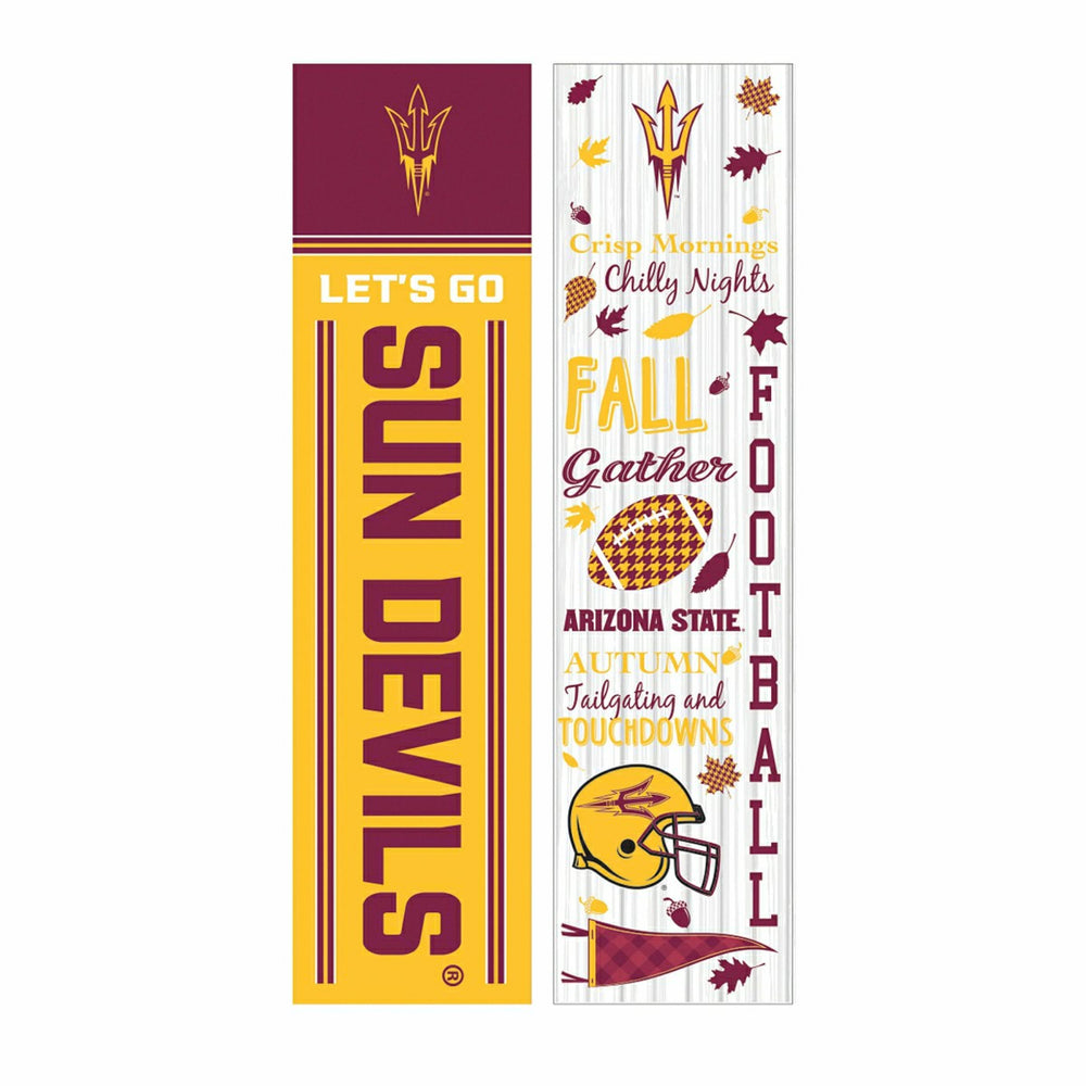 Arizona State University 46" Double Sided Leaner, Fall Seasonal
