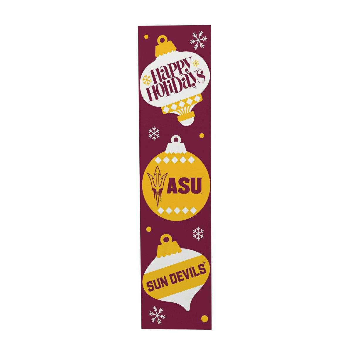 Arizona State University 47" Double Sided Leaner, Christmas