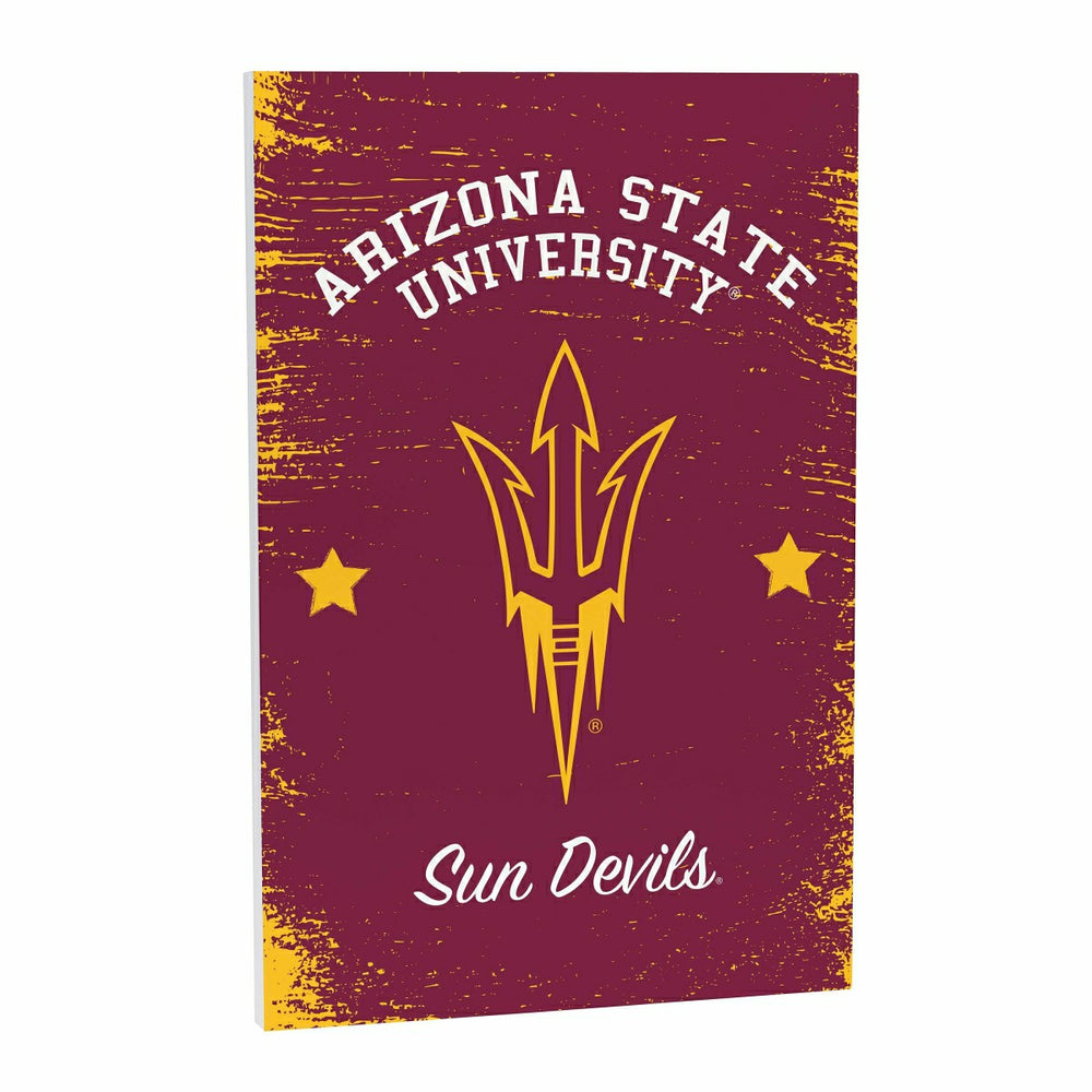 Arizona State University Wood Wall Sign, 16x24