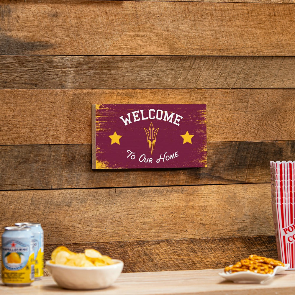 Arizona State University Wood Wall Sign, 6x11