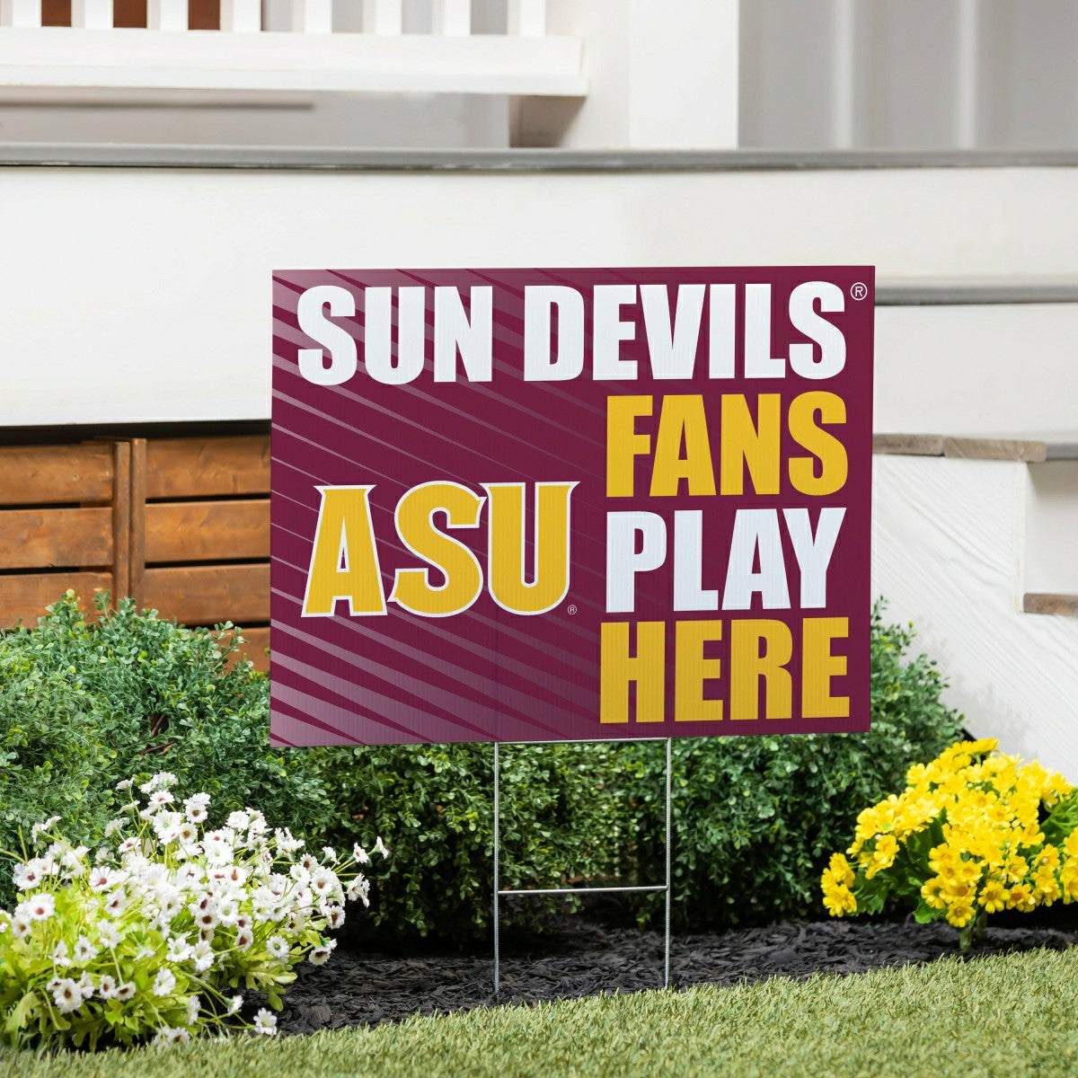 Arizona State University Coroplast Yard Sign "Fans Play Here"