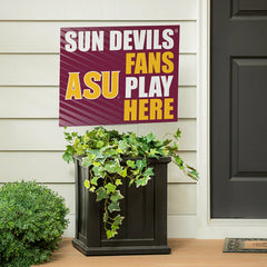 Arizona State University Coroplast Yard Sign "Fans Play Here"