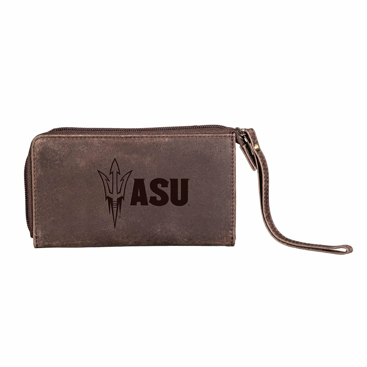 Wristlet Wallet, Brown, Arizona State University