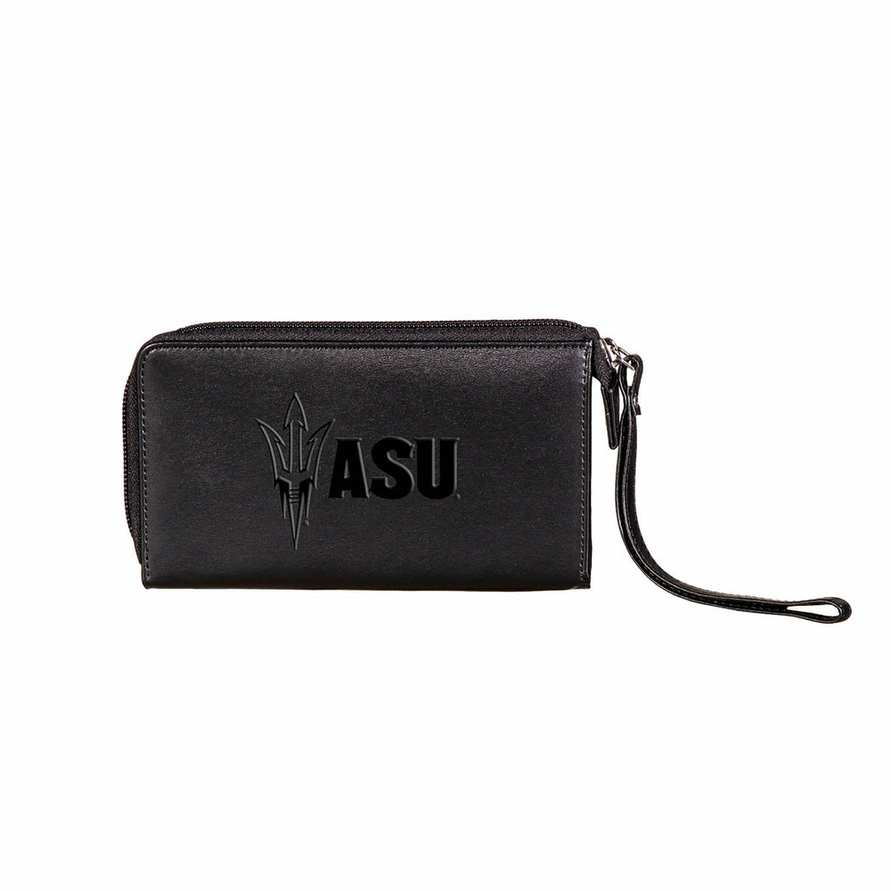 Wristlet Wallet, Black, Arizona State University
