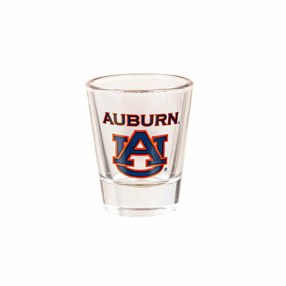 Auburn University 4-Piece Ceramic and Glass 2oz. Shot Glass Set