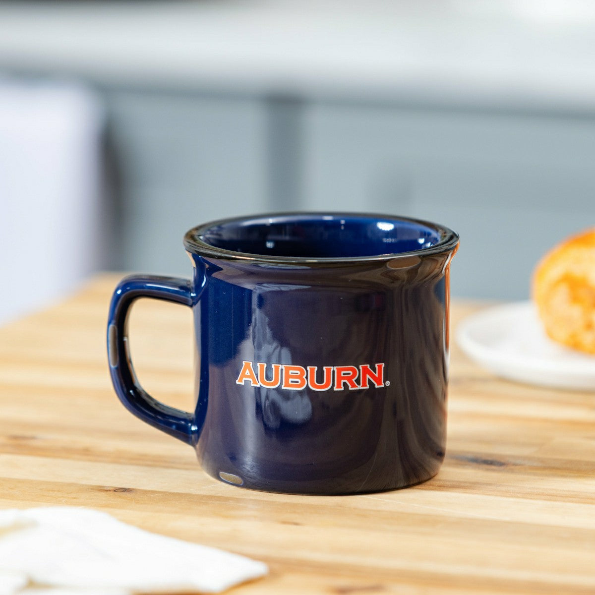 Auburn University Ceramic Camp Cup with Enamel Finish, 14oz
