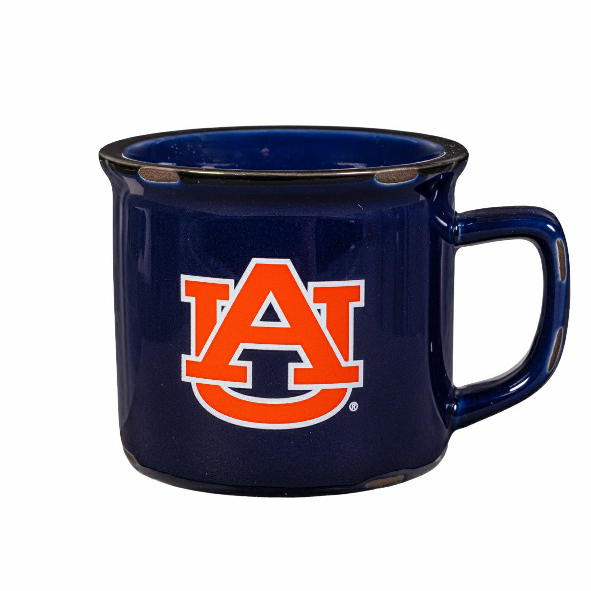 Auburn University Ceramic Camp Cup with Enamel Finish, 14oz