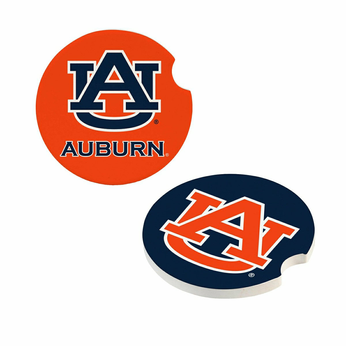 Auburn University Car Coaster Set, 2pc