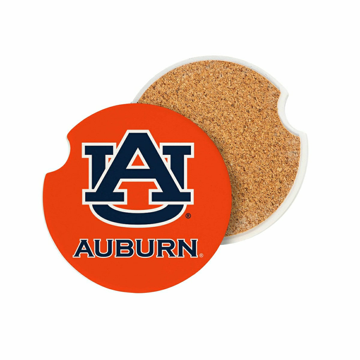 Auburn University Car Coaster Set, 2pc