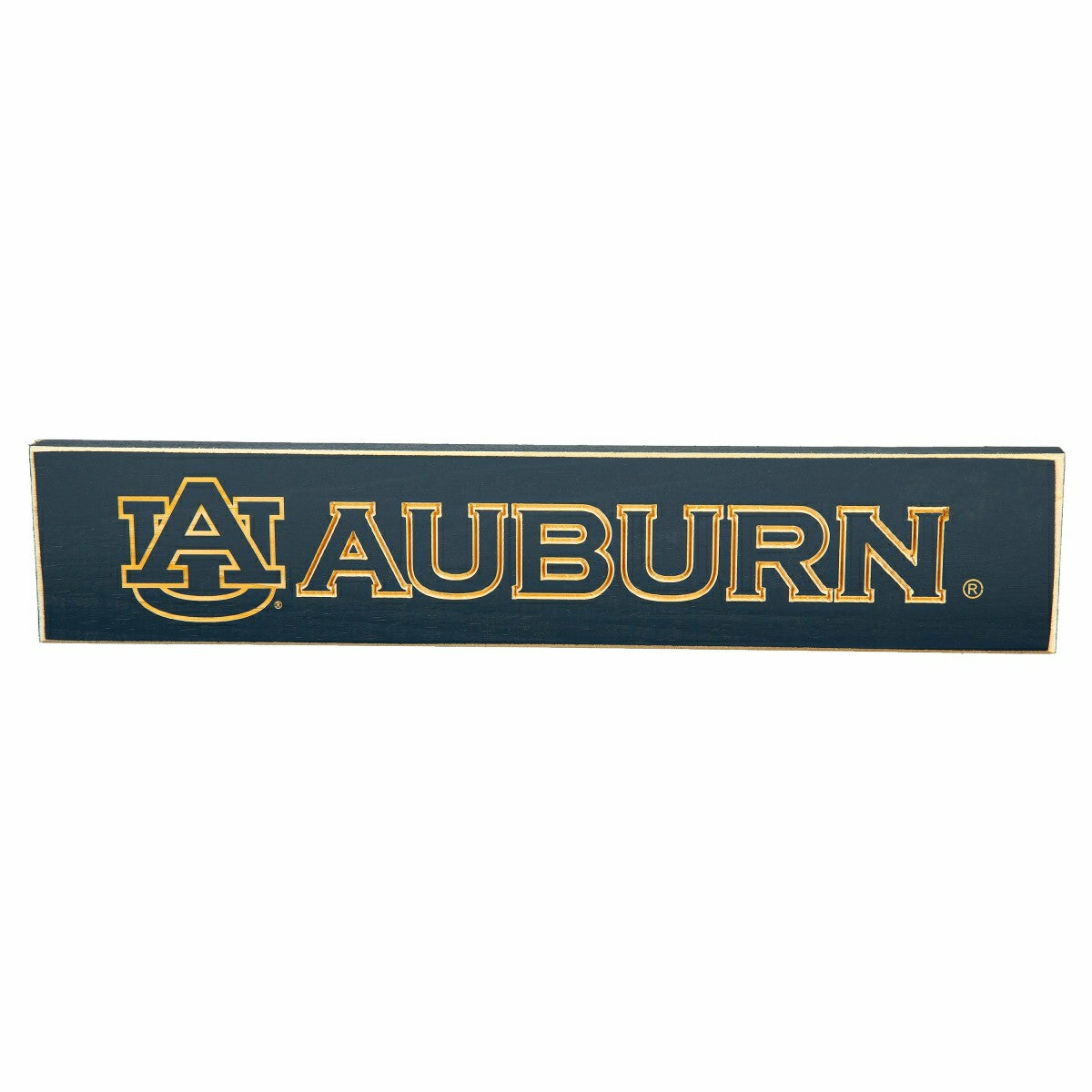 Auburn University Engraved Wood Sign, 3.5" x 18"