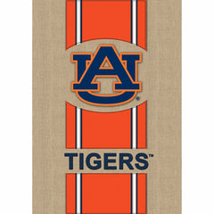 Burlap Auburn University Tigers Garden Flag, 12.5 x 18 inches