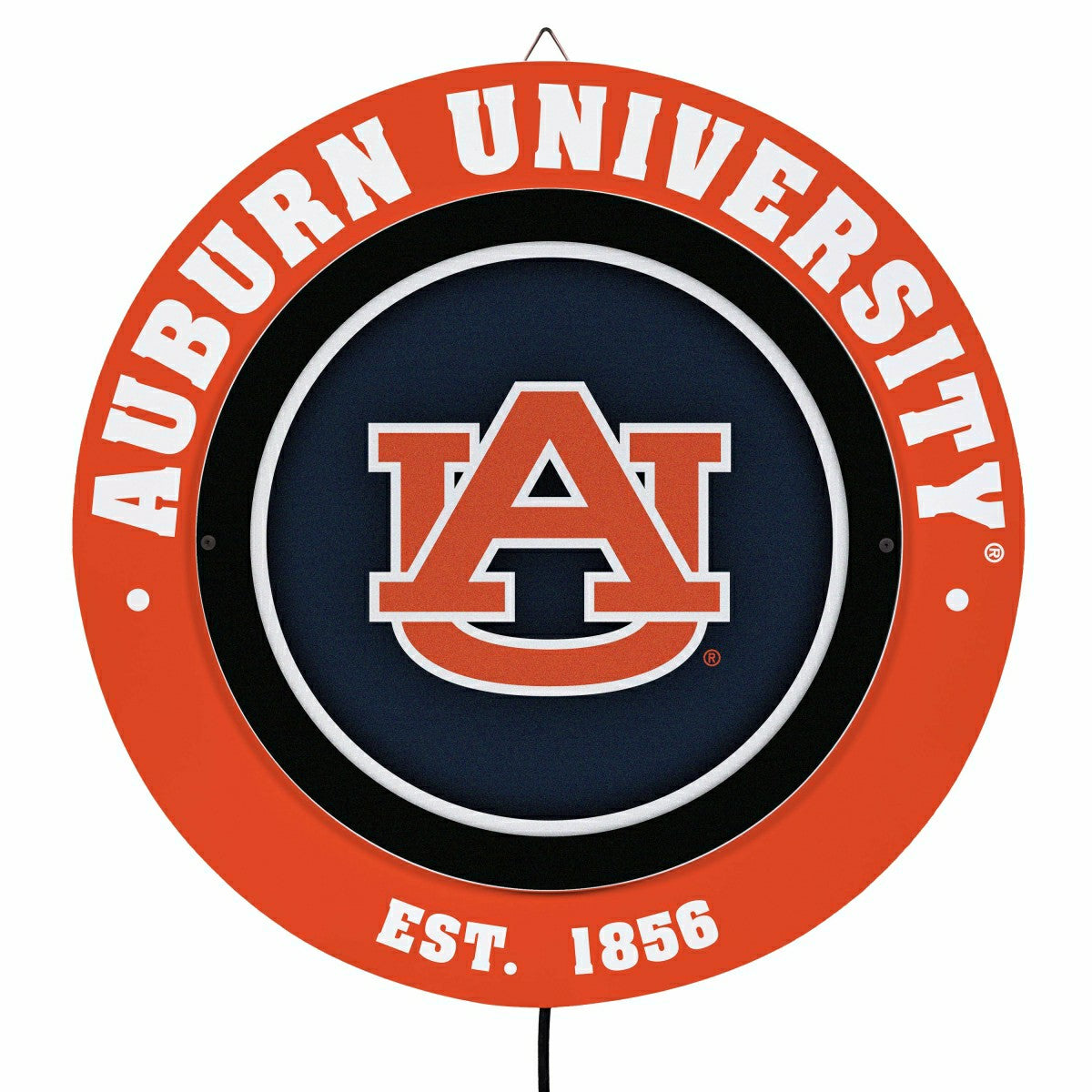 Auburn University, Metal Lite, Round