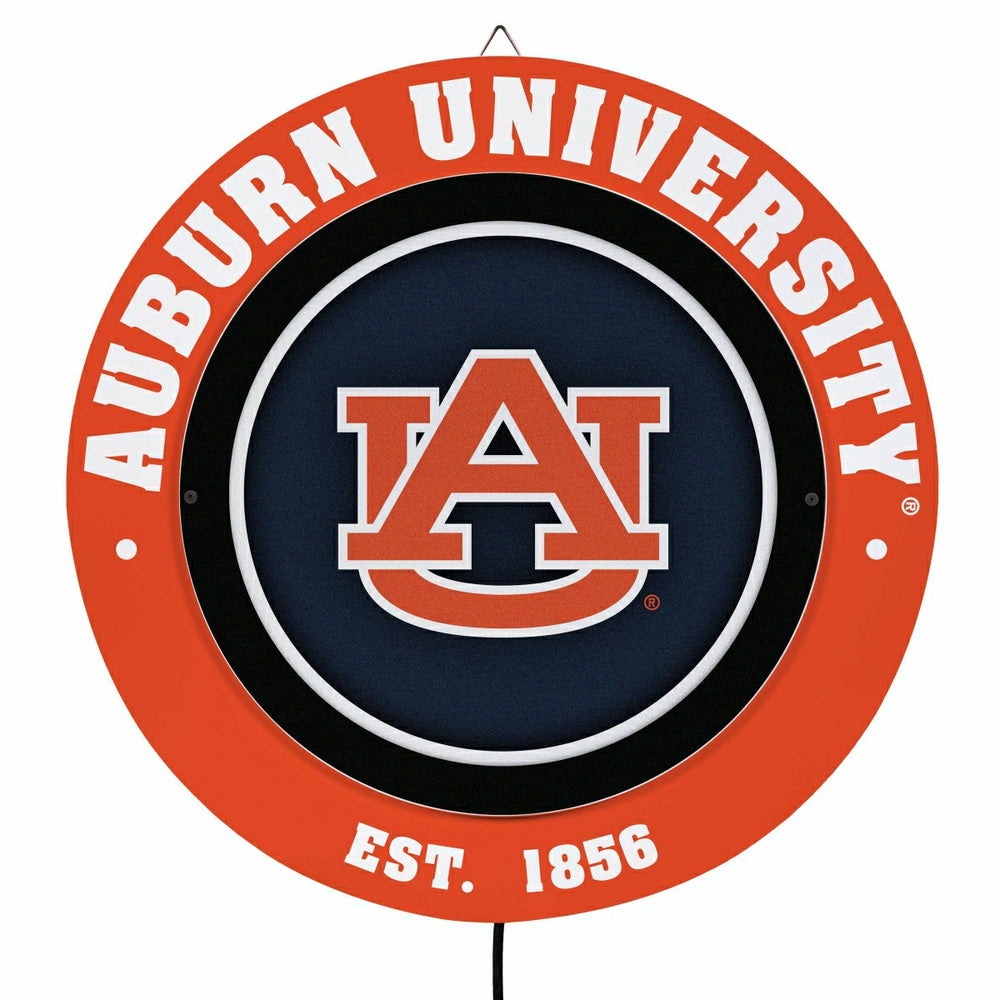 Auburn University, Metal Lite, Round