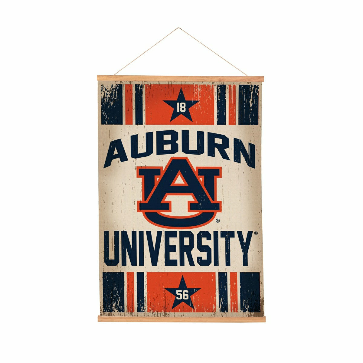 Auburn University, Canvas Wall Tapestry, Medium, 36x24