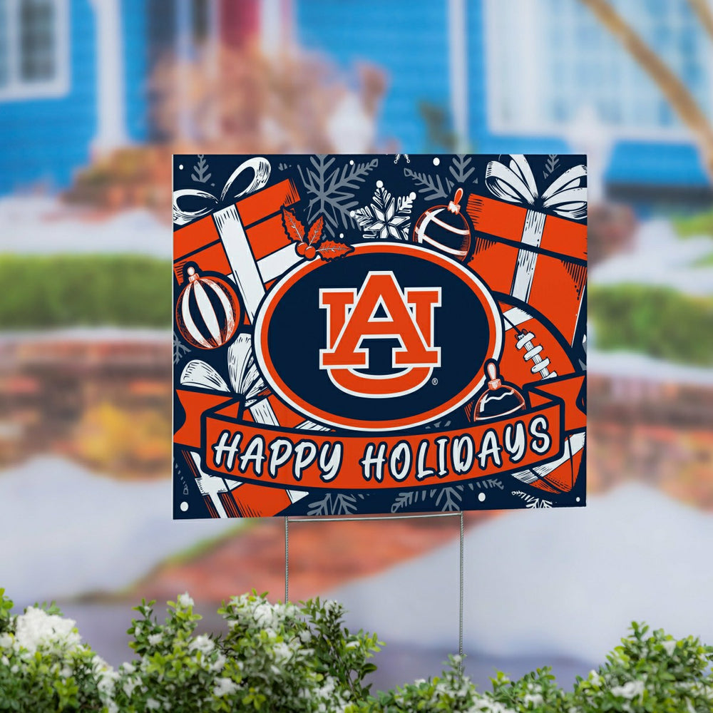 Auburn University Yard Sign, Holiday