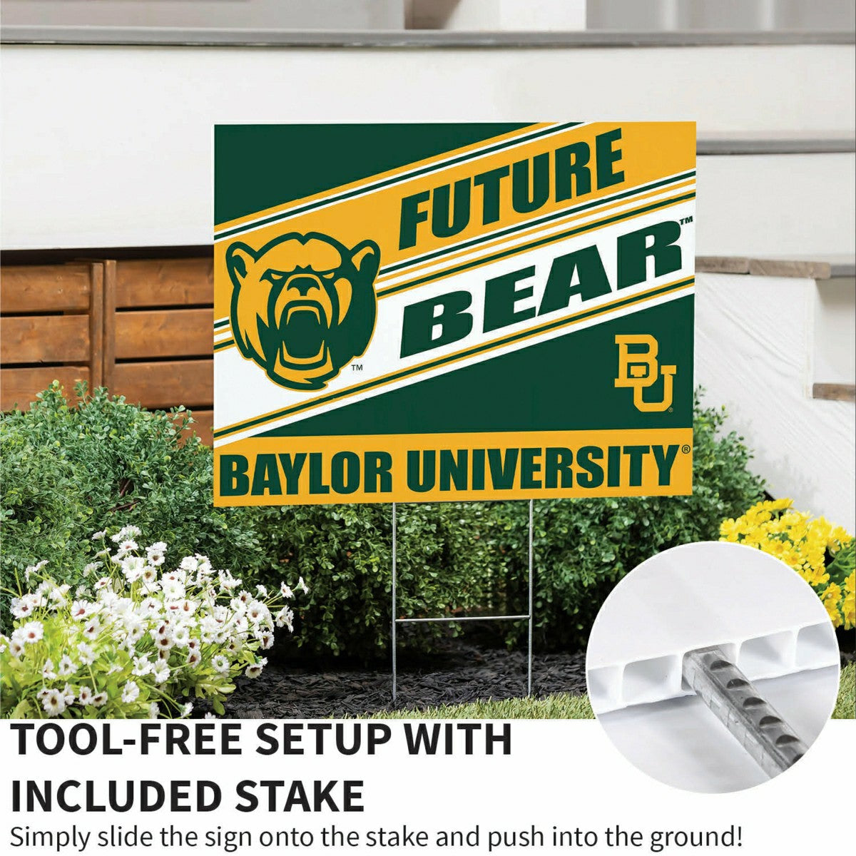 Baylor University Coroplast Yard Sign, Future Student