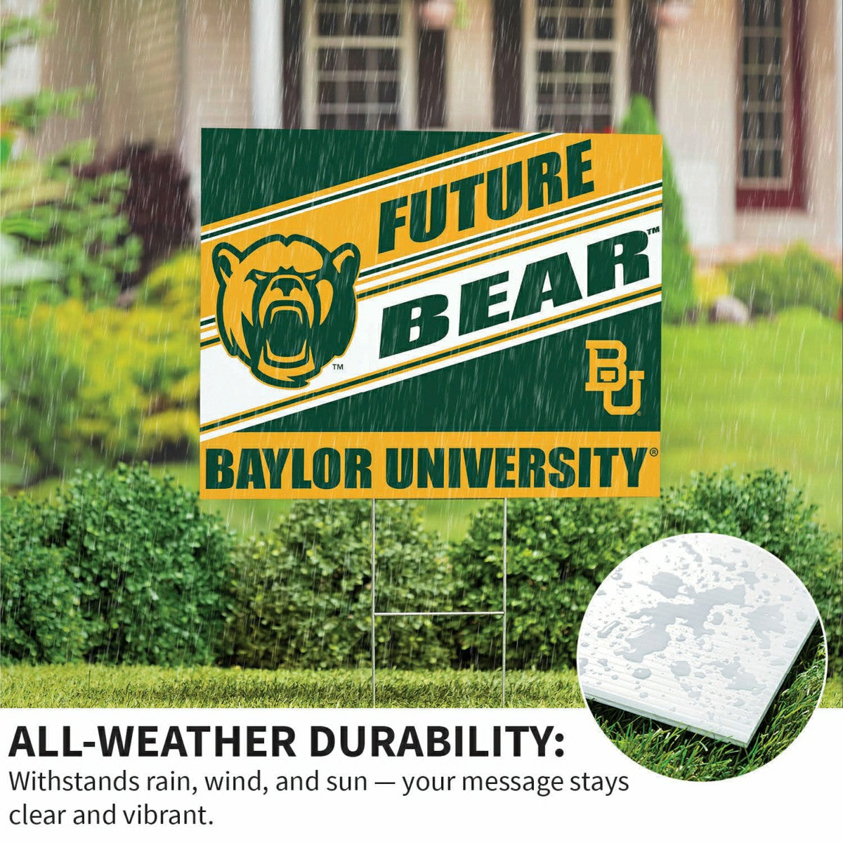 Baylor University Coroplast Yard Sign, Future Student