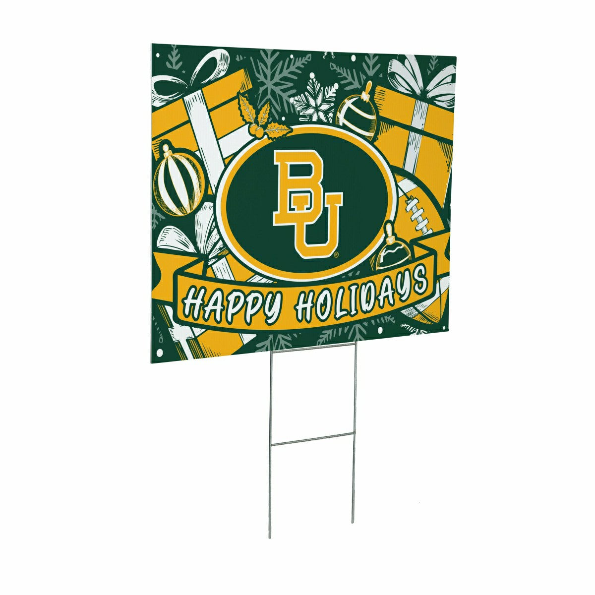 Baylor University Yard Sign, Holiday