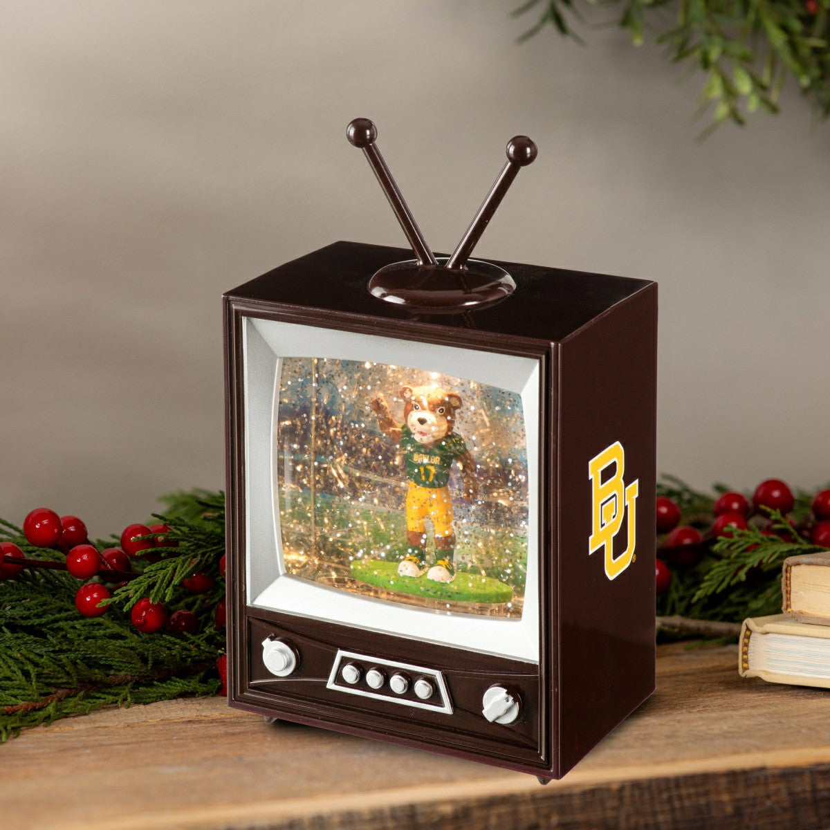 Baylor University Vintage TV Water Lantern