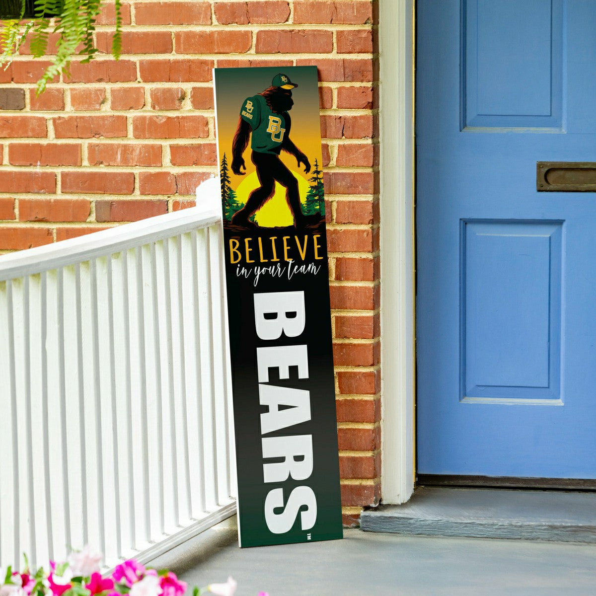 Baylor University 46" Double Sided Leaner, Bigfoot