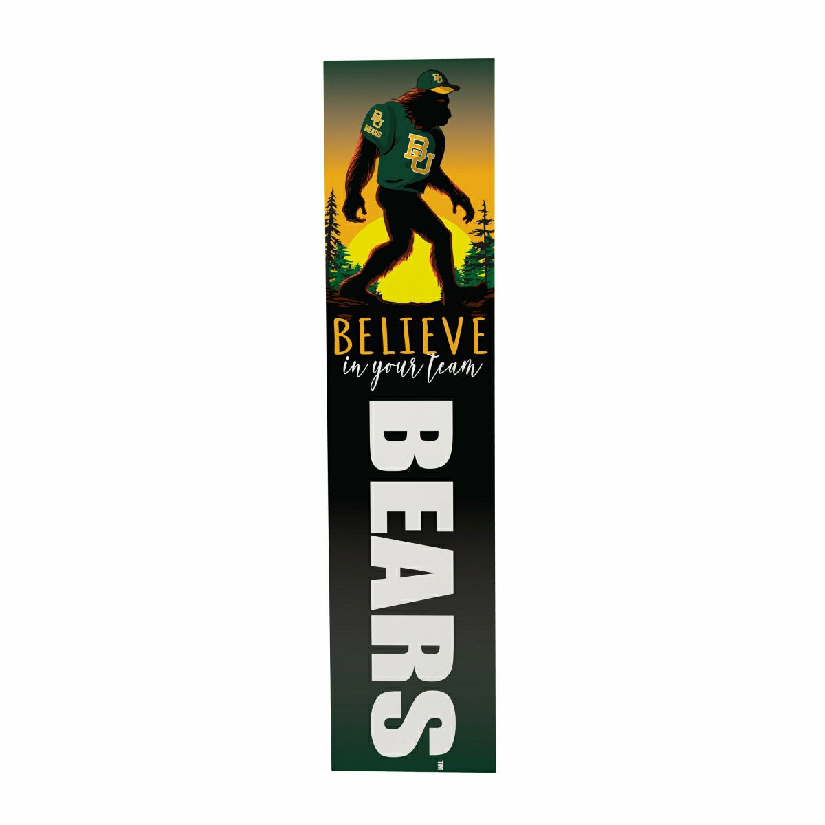 Baylor University 46" Double Sided Leaner, Bigfoot