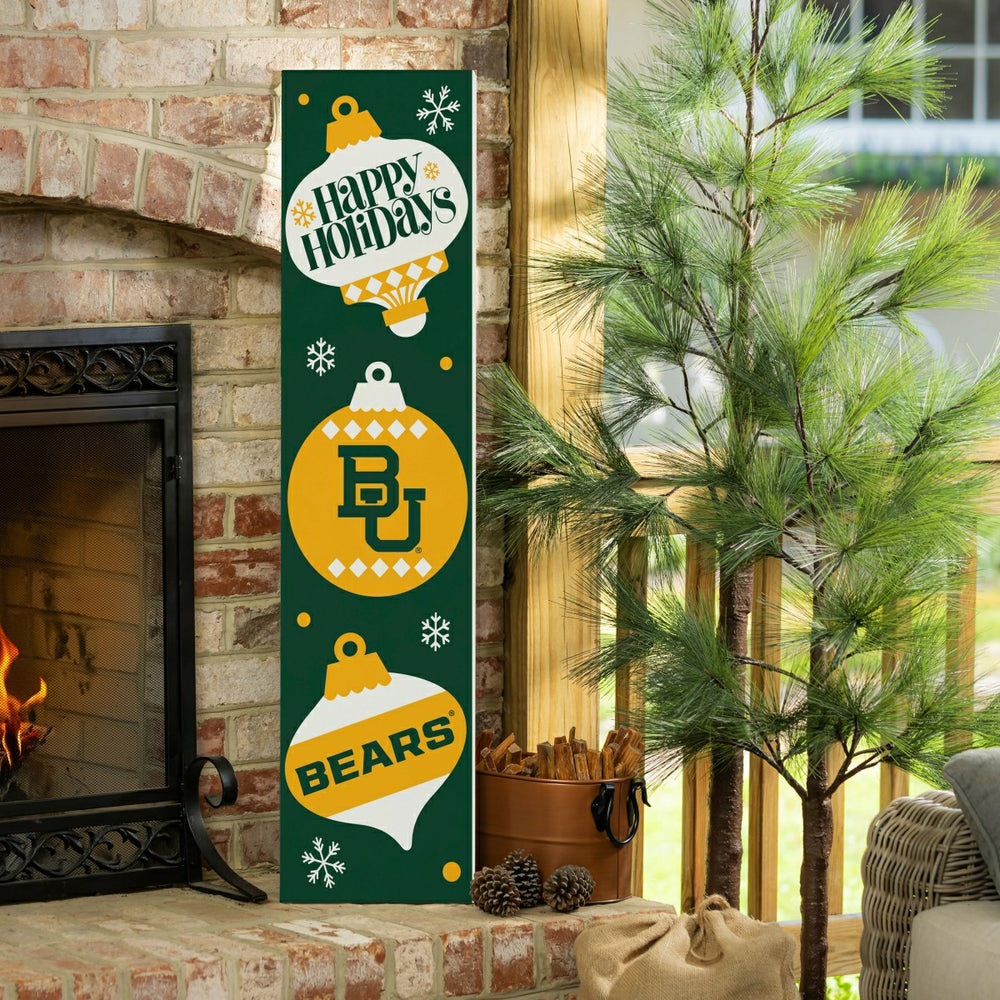 47" Double Sided Leaner, Baylor University, Christmas