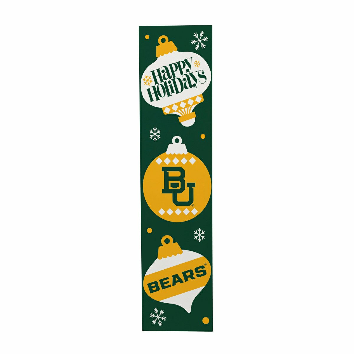 47" Double Sided Leaner, Baylor University, Christmas