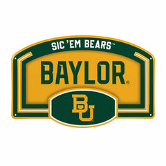 Baylor University USA Embossed Steel Wall Sign, 11" x 17"