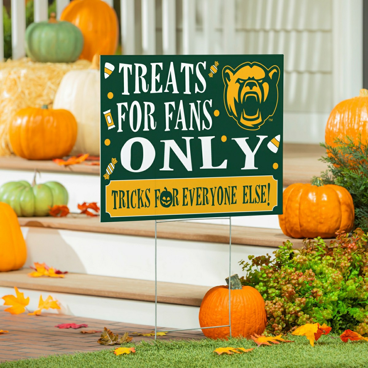 Baylor University Coroplast Yard Sign, Halloween Treats for Fans