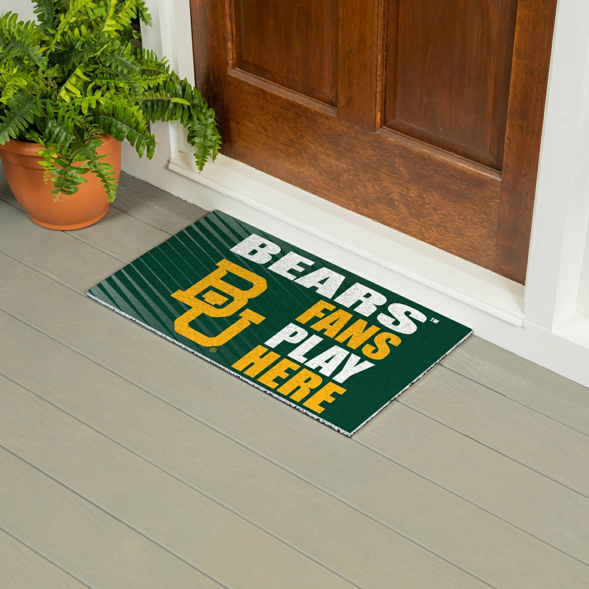 Baylor University Fan Mat, 28"x16"