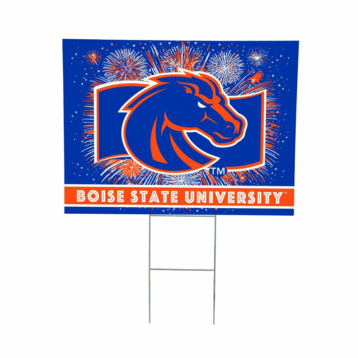 Boise State University Yard Sign, Patriotic