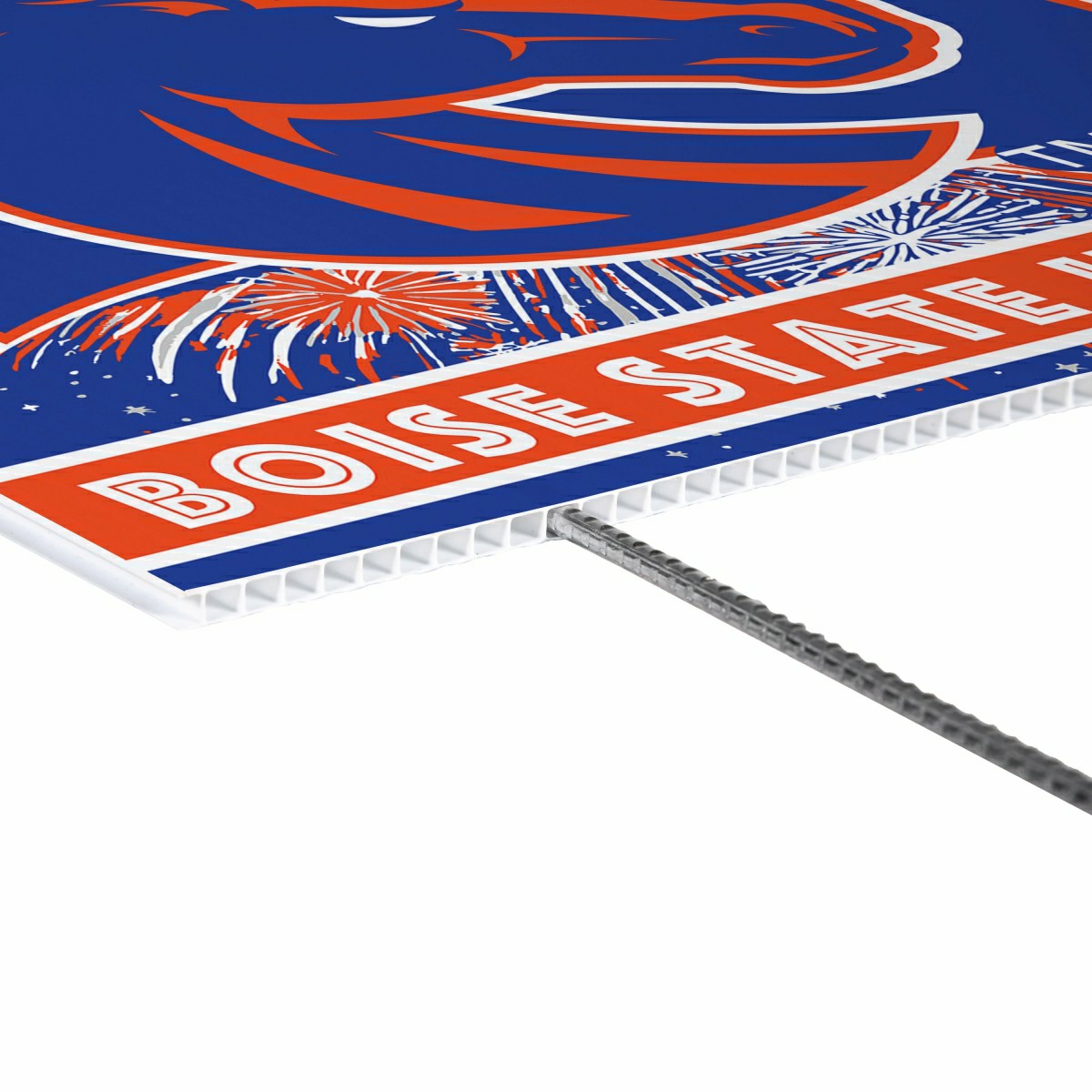 Boise State University Yard Sign, Patriotic