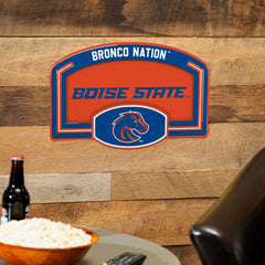 Boise State University USA Embossed Steel Wall Sign, 11" x 17"