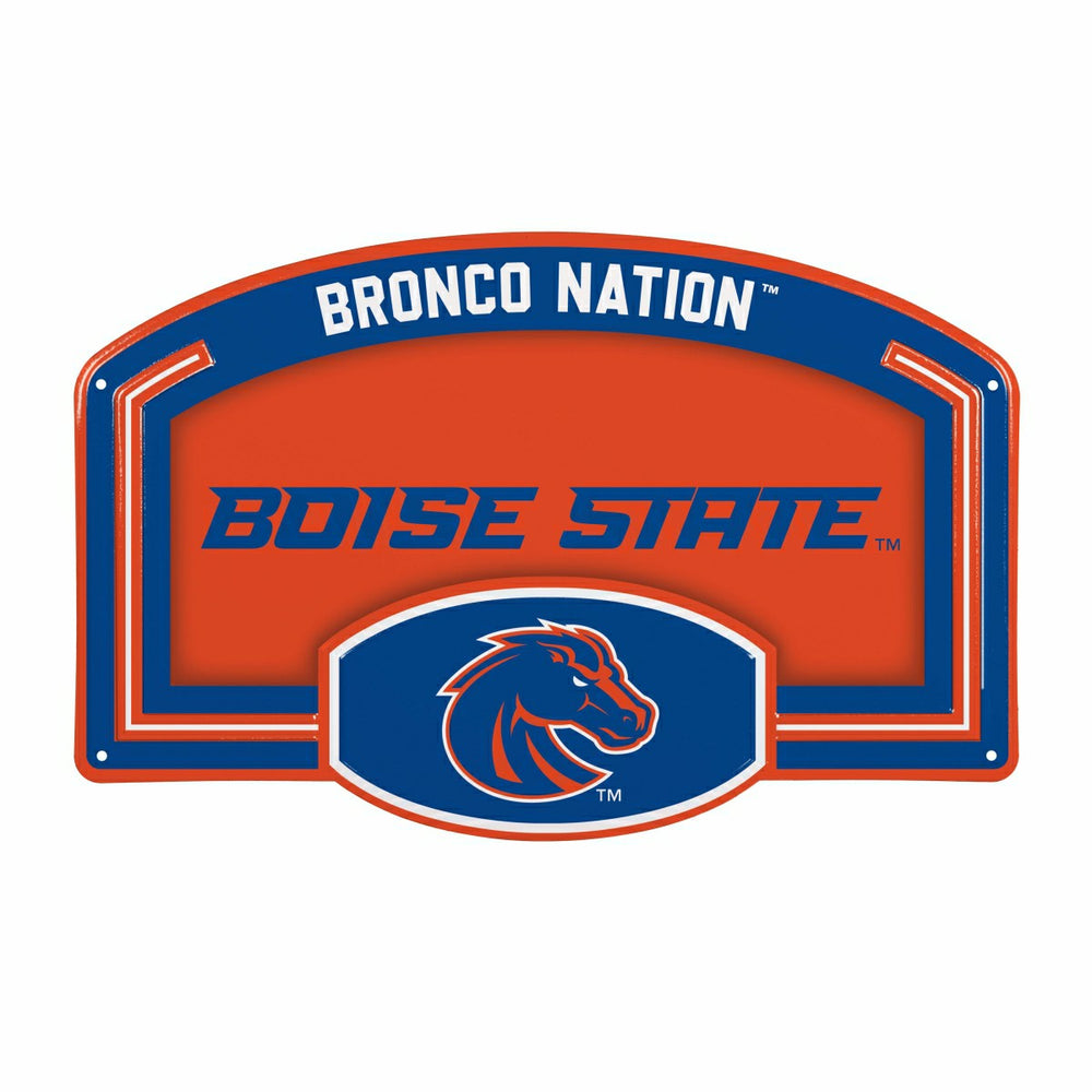 Boise State University USA Embossed Steel Wall Sign, 11" x 17"