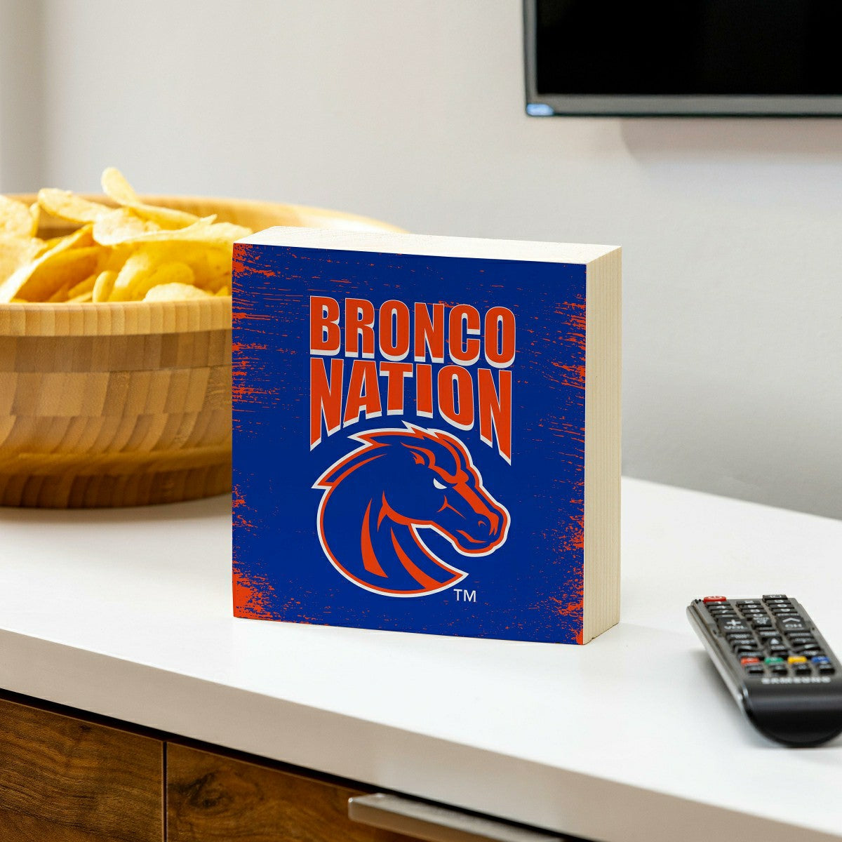 Boise State University Plock, Down Home Fans, 6x6