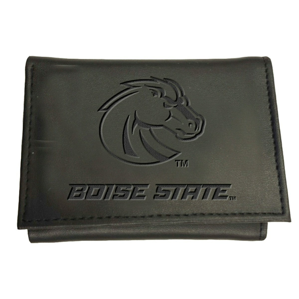 Boise State University, Tri-Fold Wallet, Black