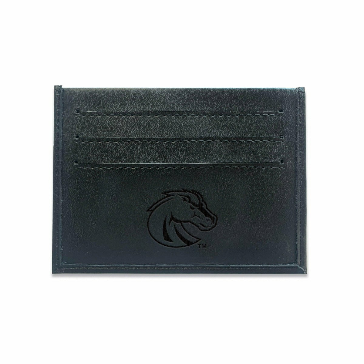 Front Pocket Wallet w/ RFID Blocking, Boise State University, Black