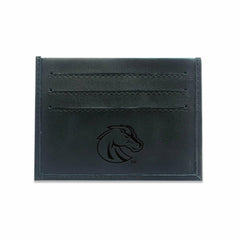 Front Pocket Wallet w/ RFID Blocking, Boise State University, Black