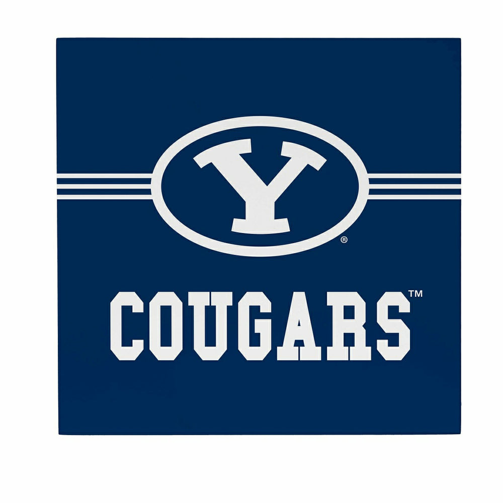Brigham Young University Wood Wall Sign, 12x12