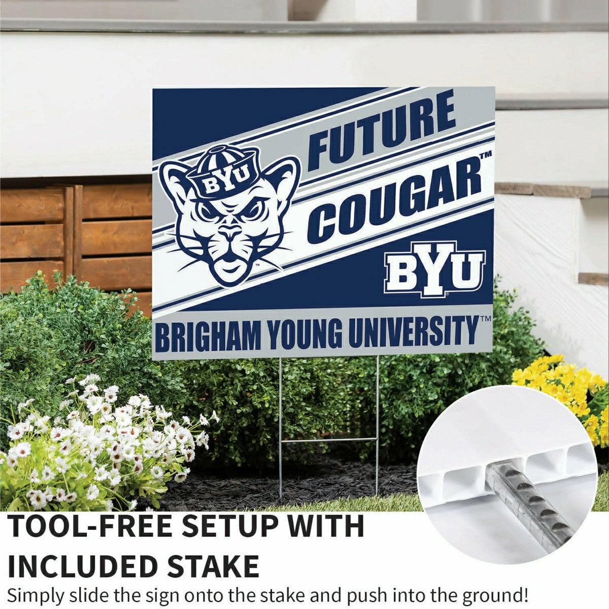 Brigham Young University Coroplast Yard Sign, Future Student
