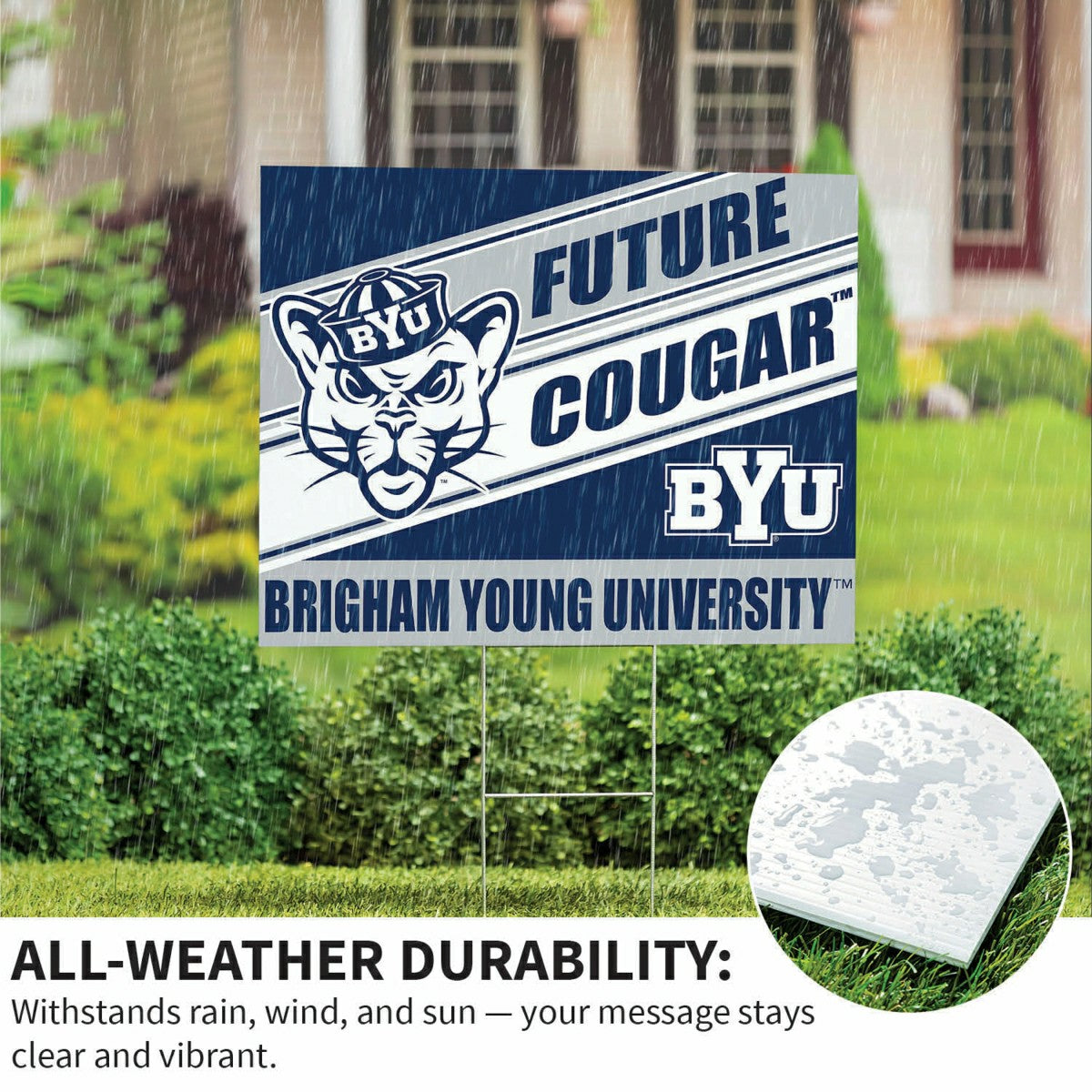 Brigham Young University Coroplast Yard Sign, Future Student