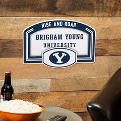Brigham Young University USA Embossed Steel Wall Sign, 11" x 17"