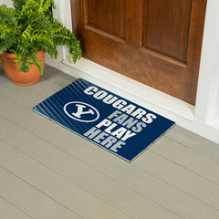 Brigham Young University Fan Mat, 28"x16"