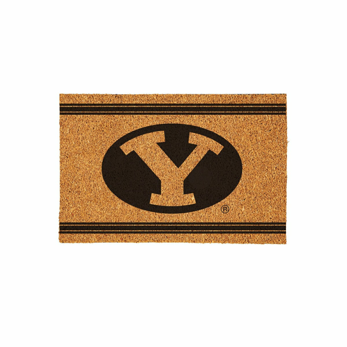 Brigham Young University Large One Color Coir Mat, 36"x24"