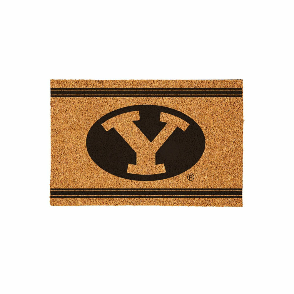 Brigham Young University Large One Color Coir Mat, 36"x24"