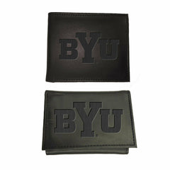 Brigham Young University, Bi-Fold and Tri-Fold Wallet Gift Set, Black